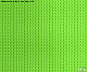 Puzzle Lego πράσινο βάση έδρασης